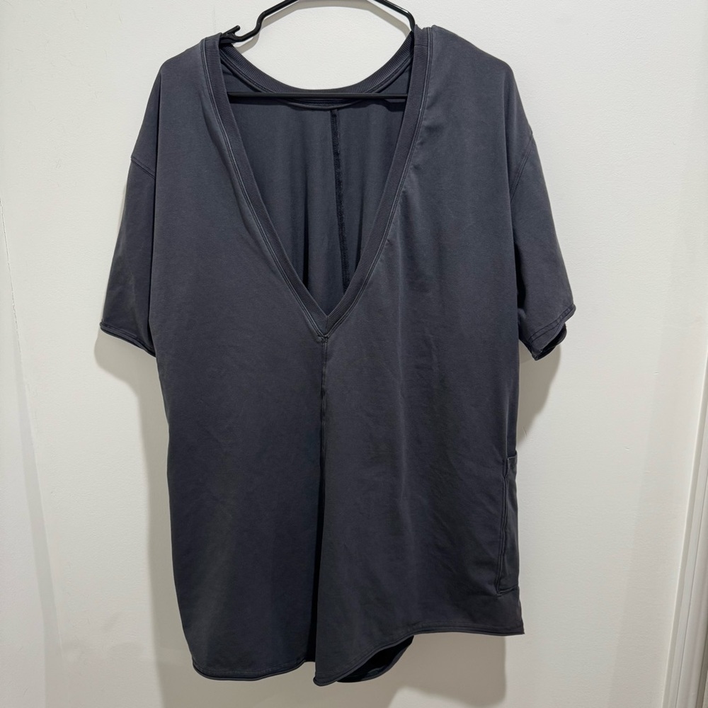 FP Movement Hot Shot Tee Romper – Charcoal Gray – Size M - Picture 9 of 13